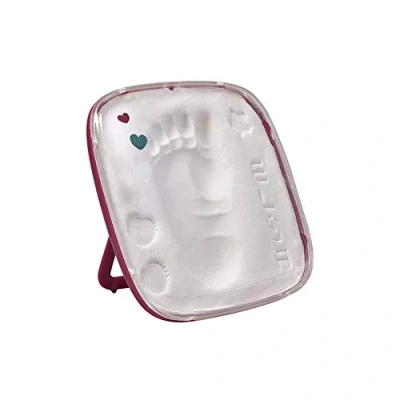 Afbeelding van Baby Art Gipsafdruk Voor voet of hand Klei Afdruk Kraamcadeau Rood