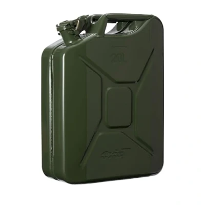 Afbeelding van Oxid7 3 stuks 20 liter jerrycan, brandstofjerrycan, metaal, olijfgroen met VN goedkeuring, constructie getest
