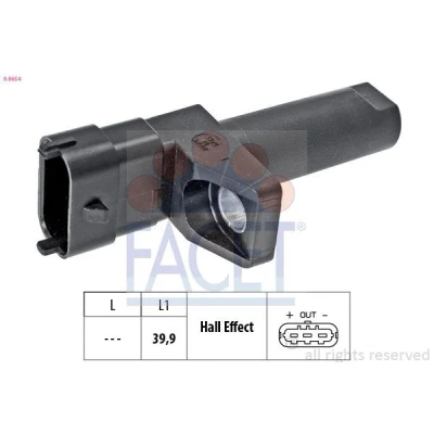 Afbeelding van FACET 9.0654 Impulsgever Made in Italy OE Equivalent MERCEDES BENZ: E Class Saloon