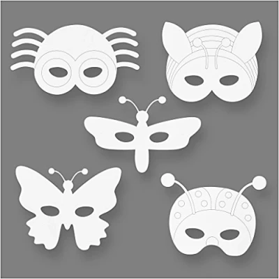 Afbeelding van Insectenmaskers Karton, 16st.