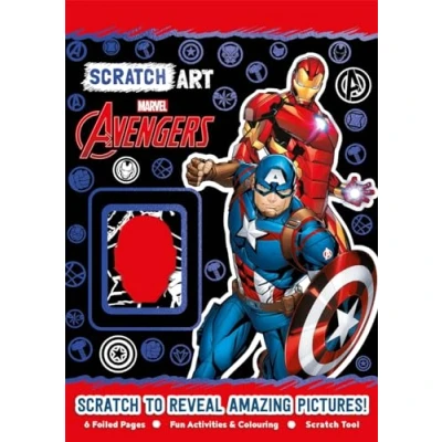 Afbeelding van With foiled pages, activities and colouring! Marvel Avengers: Scratch Art
