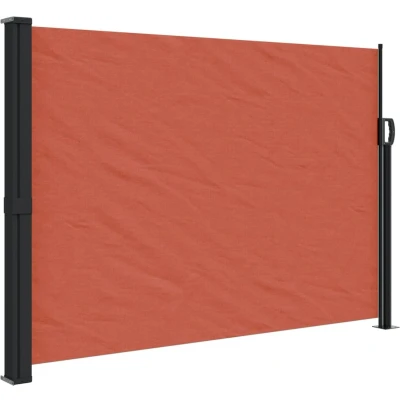 Afbeelding van Windscherm uittrekbaar 140x600 cm terracotta