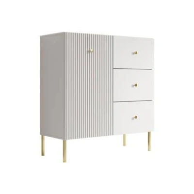 Afbeelding van Meubella Dressoir Vermont Wit 90 cm