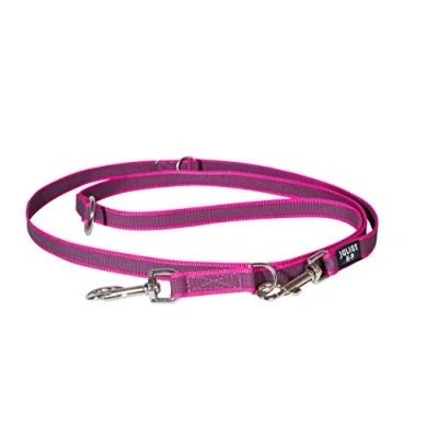 Afbeelding van Julius K9 Dubbele anti slip hondenriem 2,2m x 20mm roze