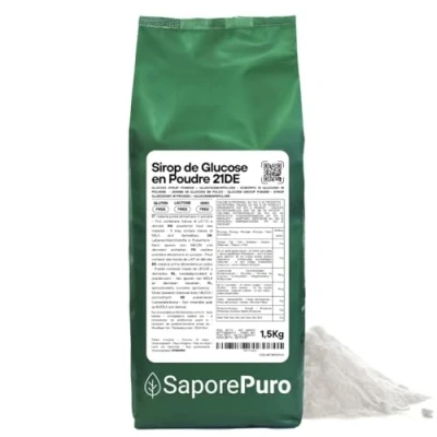 Afbeelding van Saporepuro Glucosestroop poeder 1,5 kg ideaal voor desserts, ijs en sorbets