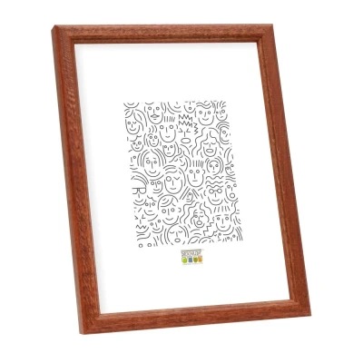 Afbeelding van Deknudt Donkerbruine houten fotokader 18x24 S236H3