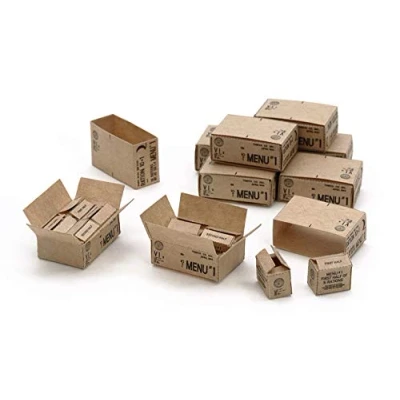 Afbeelding van 1:35 Tamiya 12689 10 in 1 Cartons WWII Accessoires set