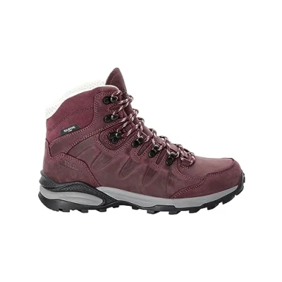 Afbeelding van Jack Wolfskin Refugio Prime Texapore Outdoorschoenen, Dames, Maat: 41, Dark maroon Leer en textiel