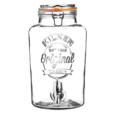 Afbeelding van Kilner Ronde Drankdispenser Met Kraantje In Cadeauverpakking