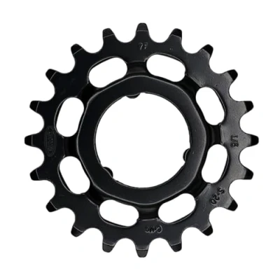 Afbeelding van KMC Shimano Unisex brede tandwiel zwart 20 tanden