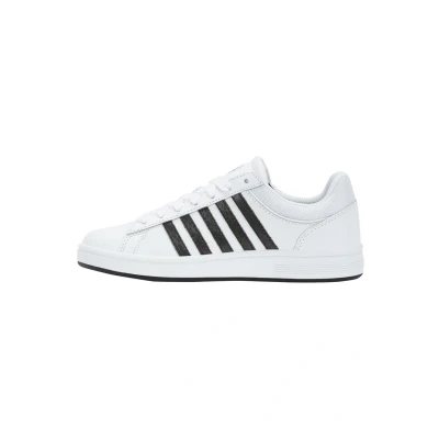 Afbeelding van K SWISS Court Winston Sneakers laag, Dames, Maat: 40, White/black panther Leer