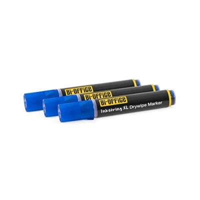Afbeelding van Bi Office Inkstring Whiteboard Marker, XL, 3 mm, blauw, stuks