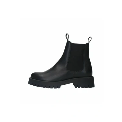 Afbeelding van sacha Chelsea Enkellaarsjes met plateauzool, Dames, Maat: 40, Black Schoenen
