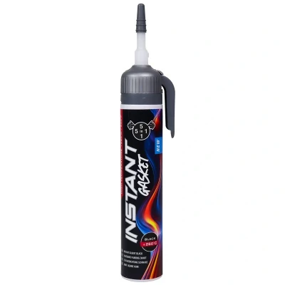 Afbeelding van 5in1 instant gasket black vloeibare pakking 200 ml, zwart