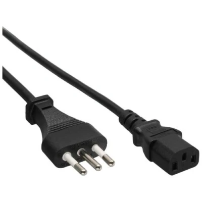Image de InLine Câble d&#039;alimentation CEI 23 16/VII (P) pour power IEC 60320 C13 CA 250 V 10 A 50 cm noir
