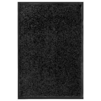 Afbeelding van Deurmat wasbaar 40x60 cm zwart