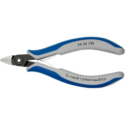 Image de KNIPEX 79 32 125 électronique de précision pinces diagonales avec poignées multi composants brunies mm