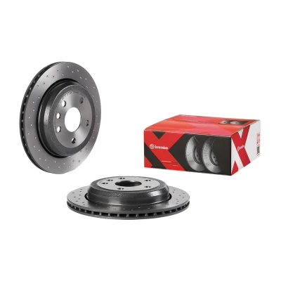 Afbeelding van BREMBO 09.N235.2X Remschijf 330 22 6 geperforeerd/interne ventilatie Gecoat JEEP: GRAND CHEROKEE 4