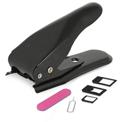 Afbeelding van Wicked Chili Dual SIM perforator en 4 in 1 kaarten adapter ( nano, micro, standaard, eject pin) voor mobiele telefoon, smartphone tablet