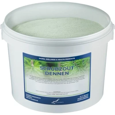 Afbeelding van Scrubzout Dennen 1 KG Hydraterende Lichaamsscrub