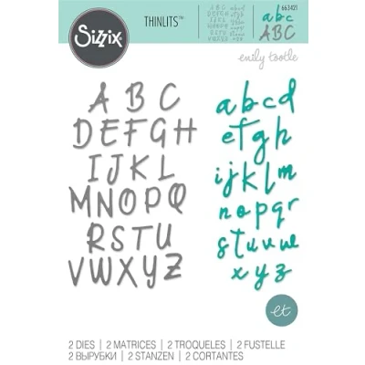 Afbeelding van Sizzix Thinlits Snijmal Alfabet