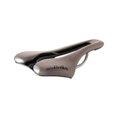 Afbeelding van SELLE ITALIA SLR Boost Gravel Superflow TI 316 Zadel Brown 130 mm