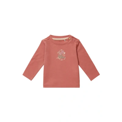 Afbeelding van Noppies Meisje Longsleeve Charlot Brick Dust 50