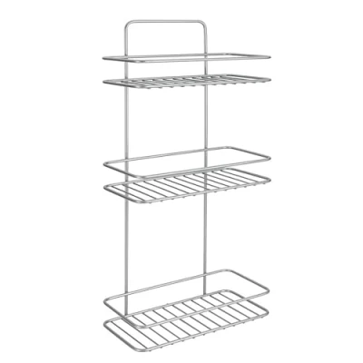 Afbeelding van Metaltex Reflex Doucherek 3 Etages 23x13x57 cm Zilver
