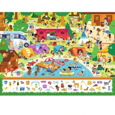 Image de Puzzle Nathan Au Camping Cherche et Trouve 100 pièces