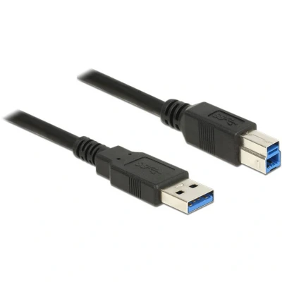 Afbeelding van DeLOCK 85065 USB kabel 0,5 meter 3.2 Gen 1 (3.1 1) A B Zwart