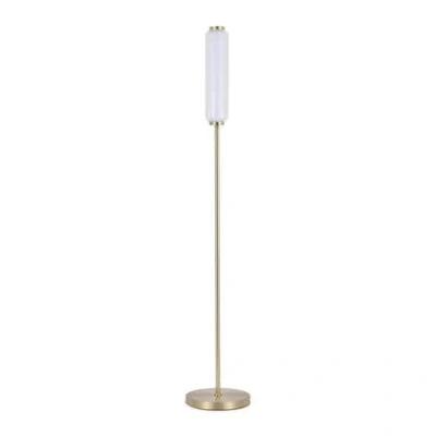 Afbeelding van LED vloerlamp Mod, messingkleurig, dimbaar in 3 stappen, staal