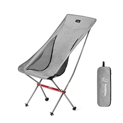Afbeelding van Naturehike YL06 Alu opvouwbare maanstoel Lichtgewicht draagbaar ontwerp voor vissen, picknicken, buiten en wandelen Duurzaam aluminium frame Compact gemakkelijk mee te nemen Comfortabele zitplaatsen buitenavonturen