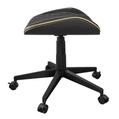 Afbeelding van COUGAR Gaming Crosser Gold Stoel, multifunctionele kruk/voetensteun, in hoogte verstelbaar van 46 tot 56 cm, breedte 52,5 diepte 47 belastbaar 120 kg