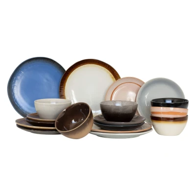 Afbeelding van Cookinglife Serviesset Earth 6 personen 18 delig