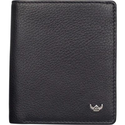 Afbeelding van Golden Head Portemonnee Capri RFID Protect Billfold Coin Wallet Black Zwart