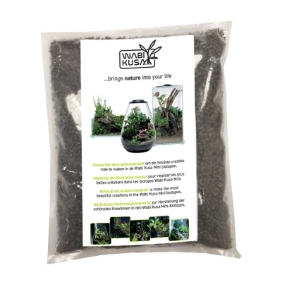 Afbeelding van Wabi Kusa Black Soil Terrarium Aquarium