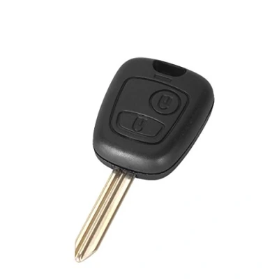 Afbeelding van Sleutelhoes voor Citroen Berlingo Picasso Saxo Xsara Peugeot Partner Expert 2 Knoppen Plip afstandsbediening Phonillico®