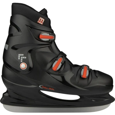 Afbeelding van Nijdam IJshockeyschaats XXL Hardboot Zwart/Zilver/Rood 47
