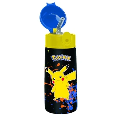 Afbeelding van Drinkfles ontworpen voor POKEMON, thermosfles van roestvrij staal, binnen buiten, temperatuurbehoud tot 24 uur, kinderen