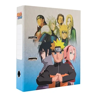 Afbeelding van Grupo Erik Naruto Shippuden ordner Harde map met 2 ringen, formaat 28 x 32 7 cm Schoolbenodigdheden, organizer, kantoorbenodigdheden