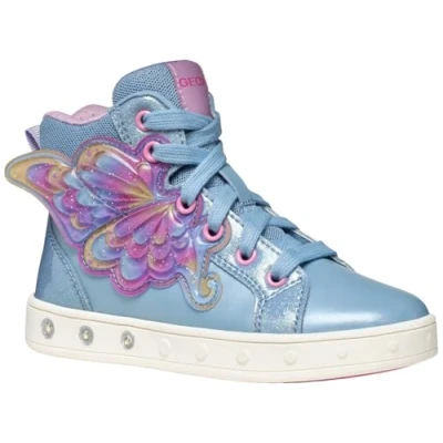 Afbeelding van Geox J Skylin Girl, sneakers voor meisjes, Lt Avio meerkleurig