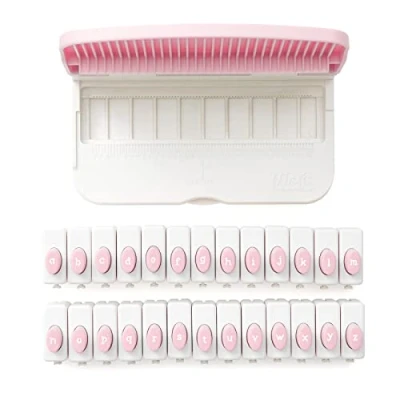 Afbeelding van We R Makers Pons Word punch board lowercase (661437)