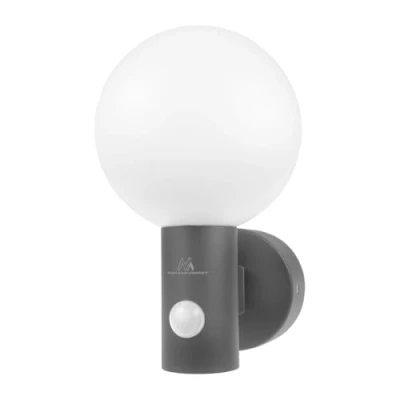Afbeelding van Maclean Buitenlamp LED lamp met PIR bewegingssensor Wandlamp Muurlamp 15W IP65 1600lm 4000K Grijs