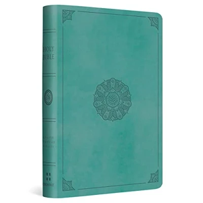 Afbeelding van ESV Value Compact Bible (Trutone, Turquoise, Emblem Design)