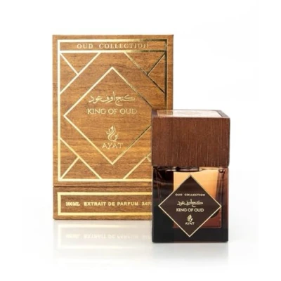 Afbeelding van AYAT PERFUMES Eau de Parfum Oud Collection 100 ml Arabische geur voor mannen en vrouwen een sensuele oosterse geur, ontworpen geproduceerd in Dubai King Of