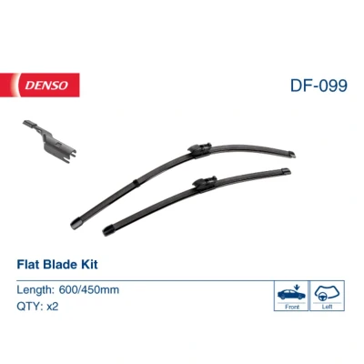 Afbeelding van Ruitenwisser Denso DF 099 Flat blade wisserblad MAZDA: CX 5 II, 6 Estate, Saloon
