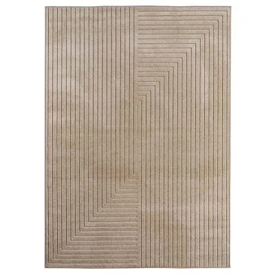 Afbeelding van Scandinavisch Buitenkleed Naara Lini Beige 280x370 Cm