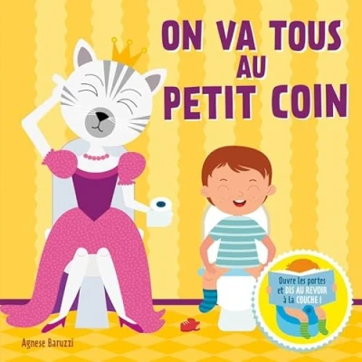 Afbeelding van On va tous au petit coin souleve les rabats et dis revoir