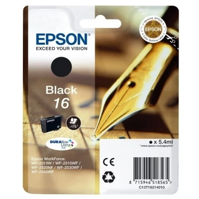 Image de Epson Cartouche D&#039;Encre T1621 Noir Stylo Plume (C13T16214012)