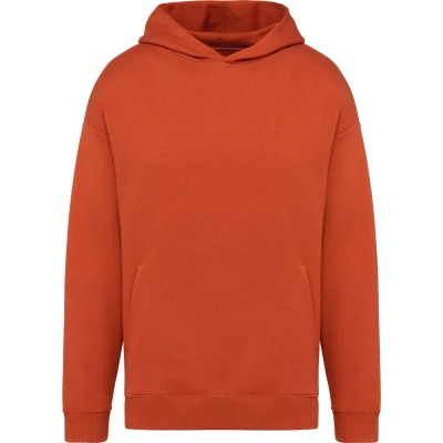 Afbeelding van Native Spirit Ecologische uniseks oversized sweater met capuchon NS408 Burnt Brick